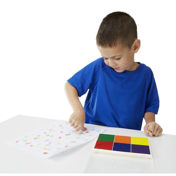 Melissa & Doug Rainbow Stamp Pad 6 Colours