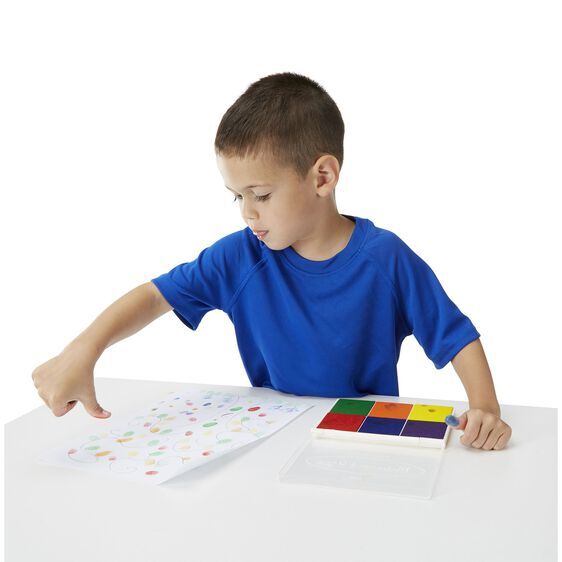 Melissa & Doug Rainbow Stamp Pad 6 Colours