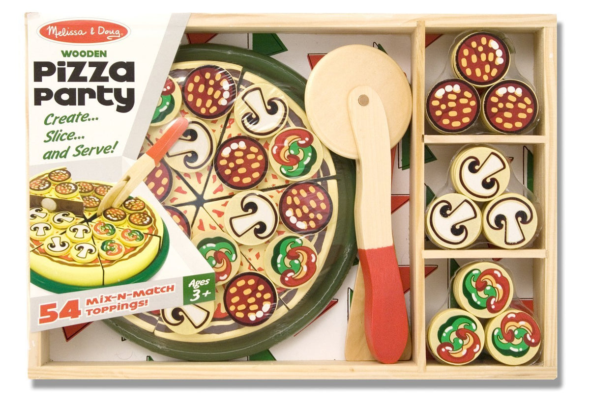 Melissa & Doug - Pizza Party Cutting Food
