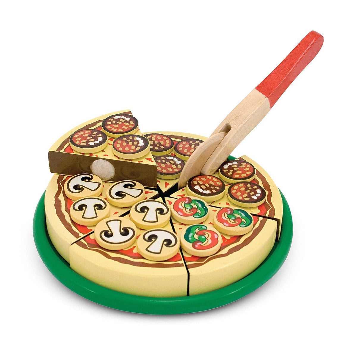 Melissa & Doug - Pizza Party Cutting Food