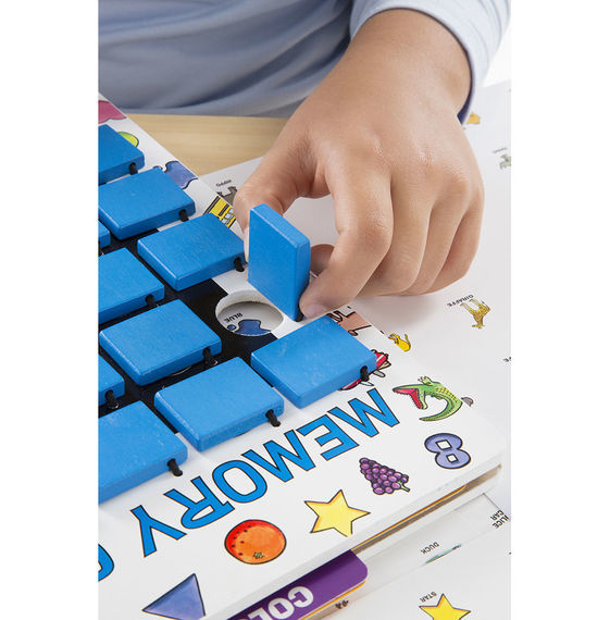 Melissa & Doug Wooden Games - Flip-to-Win Memory Game