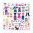 Melissa & Doug Reusable Puffy Sticker Play Set - Dress-Up