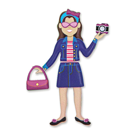 Melissa & Doug Reusable Puffy Sticker Play Set - Dress-Up