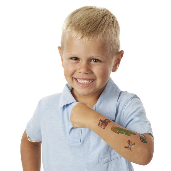 Melissa & Doug My First Temporary Tattoos - Adventure, Creatures, Sports & More
