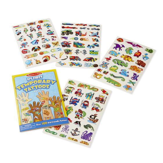 Melissa & Doug My First Temporary Tattoos - Adventure, Creatures, Sports & More