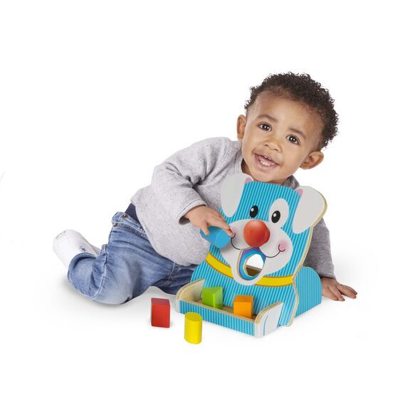 Melissa & Doug First Play - Spin & Feed Shape Sorter