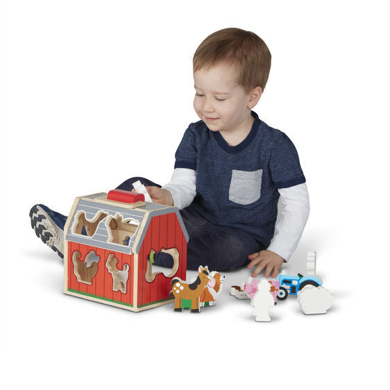 Melissa & Doug Pretend Play - Take-Along Sorting Barn