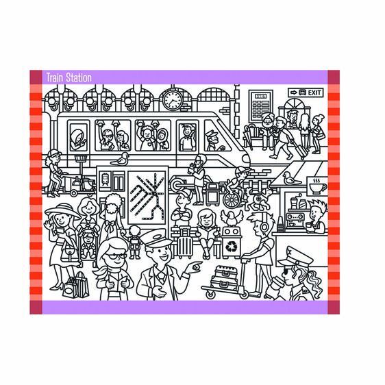 Melissa & Doug Sticker Pad Seek & Find - Around Town