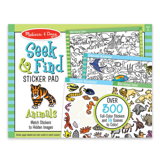 Melissa & Doug Sticker Pad Seek & Find - Animals