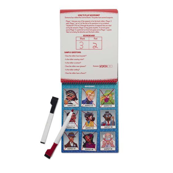 Melissa & Doug On The Go - Wipe-Off Activity Pad - Spy Games!