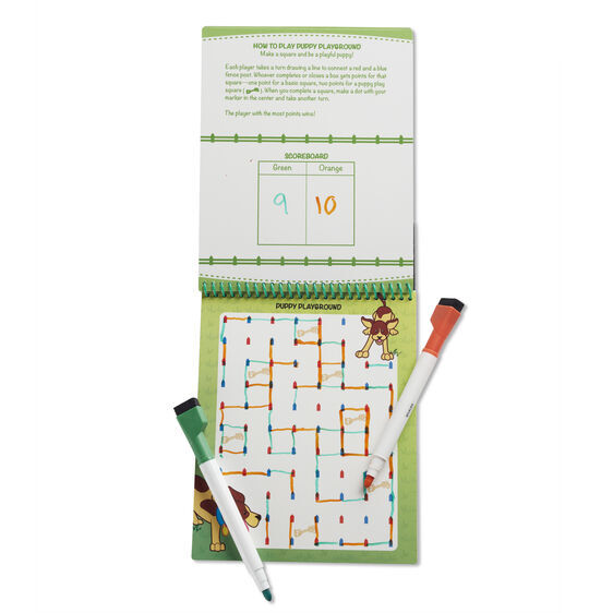 Melissa & Doug On The Go - Wipe-Off Activity Pad - Animal Games!