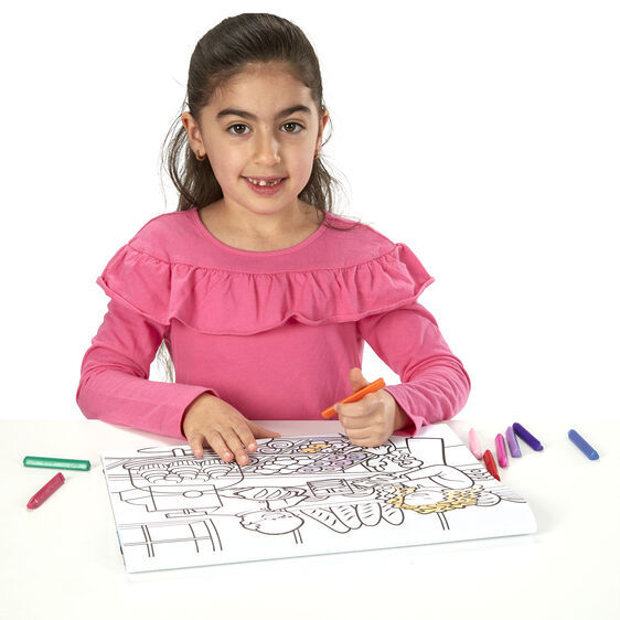 Melissa & Doug Jumbo Colouring Pad - Town
