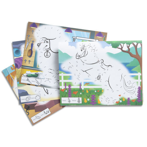 Melissa & Doug Dot-to-Dot Coloring Pad 123 - Pets