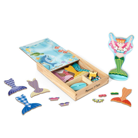 Melissa & Doug Magnetic Dress-Up Set - Mermaid