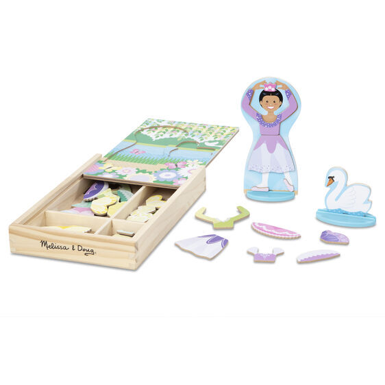 Melissa & Doug Magnetic Dress-Up Set - Ballerina Fairy