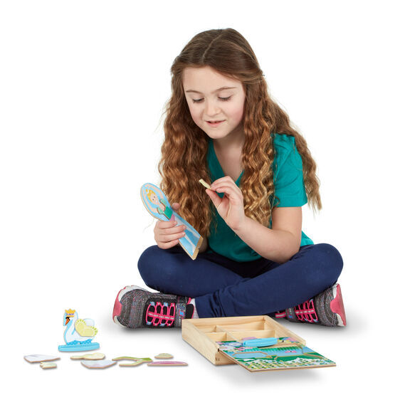 Melissa & Doug Magnetic Dress-Up Set - Ballerina Fairy