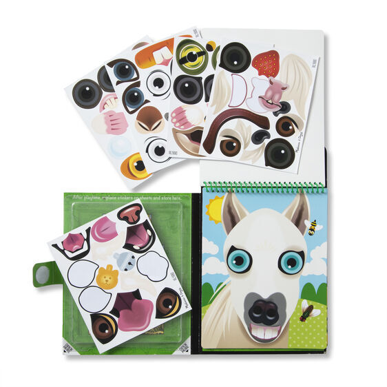 Melissa & Doug On The Go - Reusable Sticker Pad - Pets