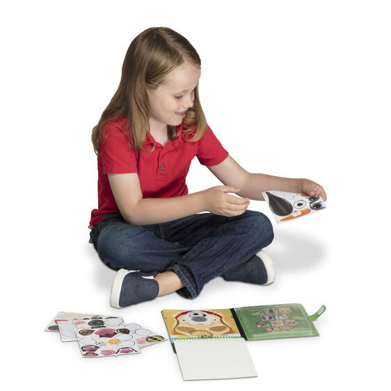 Melissa & Doug On The Go - Reusable Sticker Pad - Pets
