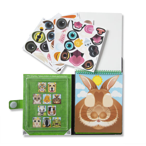 Melissa & Doug On The Go - Reusable Sticker Pad - Pets