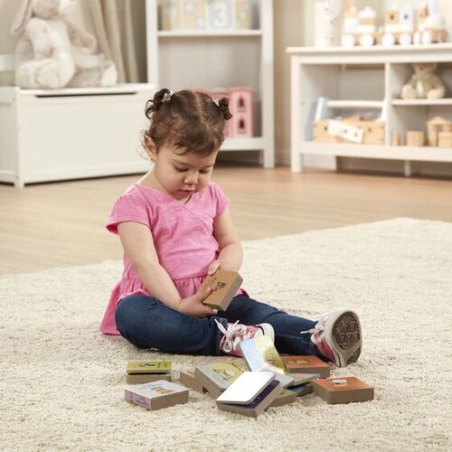 Melissa & Doug Natural Play Book Tower - Little Nursery Rhymes
