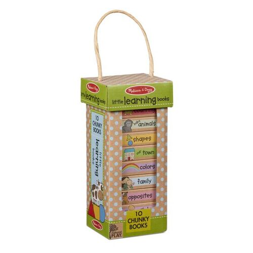 Melissa & Doug Natural Play Book Tower - Little Learning Books