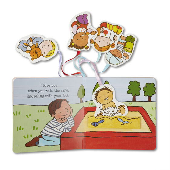 Melissa & Doug Tether Book - I Love You All Day Long Board Book