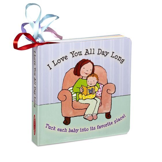 Melissa & Doug Tether Book - I Love You All Day Long Board Book