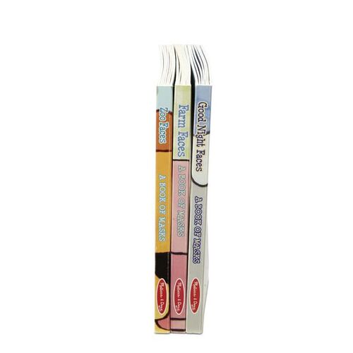 Melissa & Doug Book Bundle - Fun Faces Mask 3 Pack