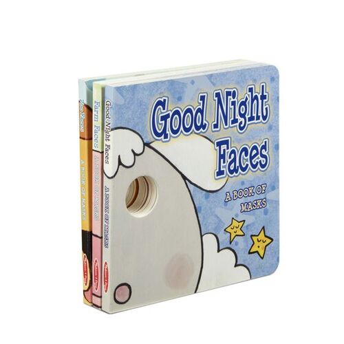 Melissa & Doug Book Bundle - Fun Faces Mask 3 Pack