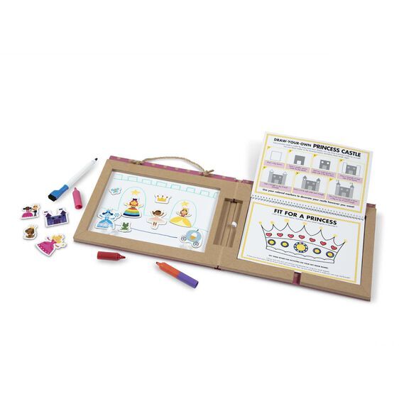 Melissa & Doug Natural Play - Play Draw Create Princesses