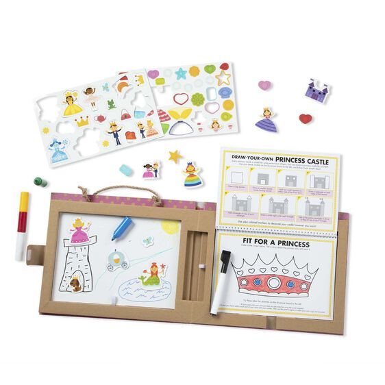Melissa & Doug Natural Play - Play Draw Create Princesses