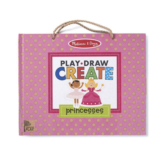 Melissa & Doug Natural Play - Play Draw Create Princesses