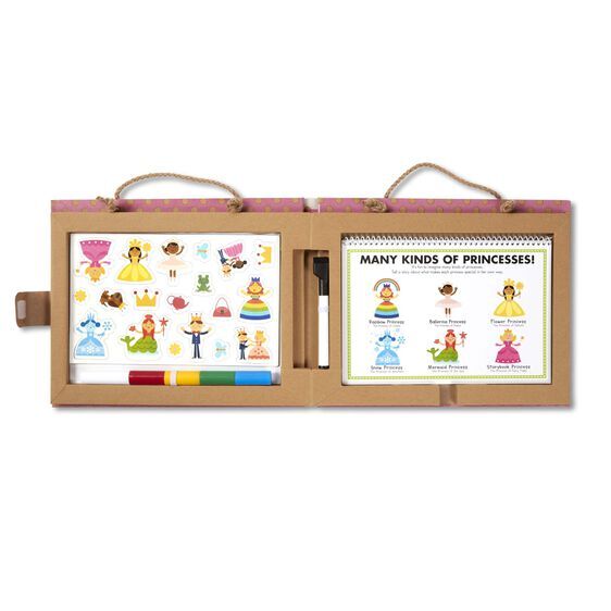 Melissa & Doug Natural Play - Play Draw Create Princesses