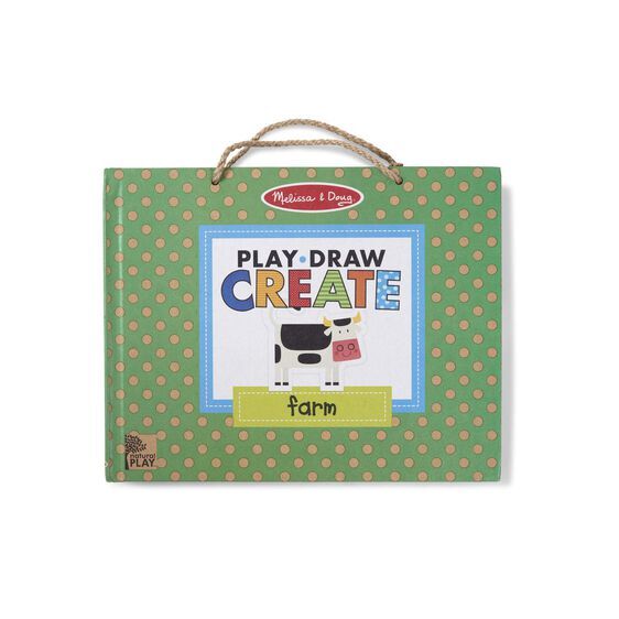 Melissa & Doug Natural Play - Play Draw Create Farm