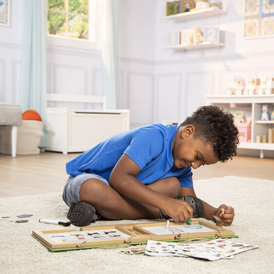 Melissa & Doug Natural Play - Play Draw Create Farm