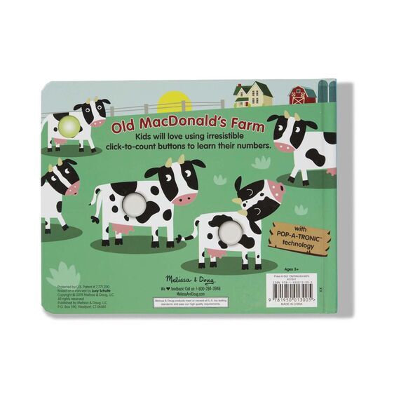 Melissa & Doug Poke-a-dot Book - Old Macdonald's Farm Board Book