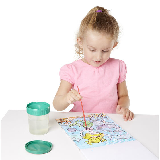 Melissa & Doug My First Paint with Water - Cheerleaders, Flowers, Fairies & More