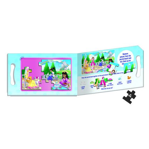Melissa & Doug Magnetic Take Along Jigsaw Puzzles - Princesses