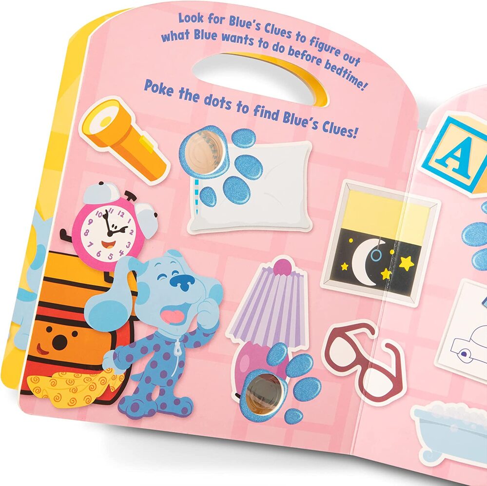 Melissa & Doug Blue's Clues & You Poke-A-Dot Book - Shapes With Blue