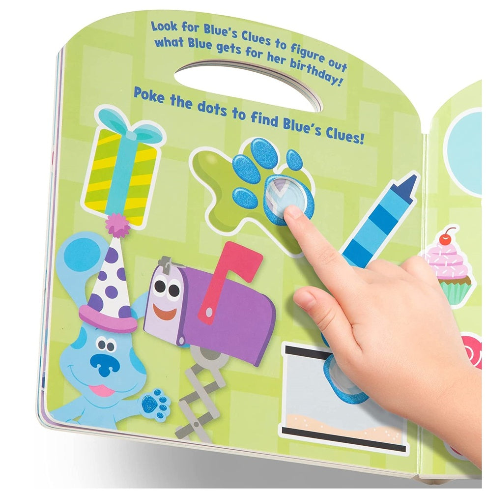 Melissa & Doug Blue's Clues & You Poke-A-Dot Book - Shapes With Blue