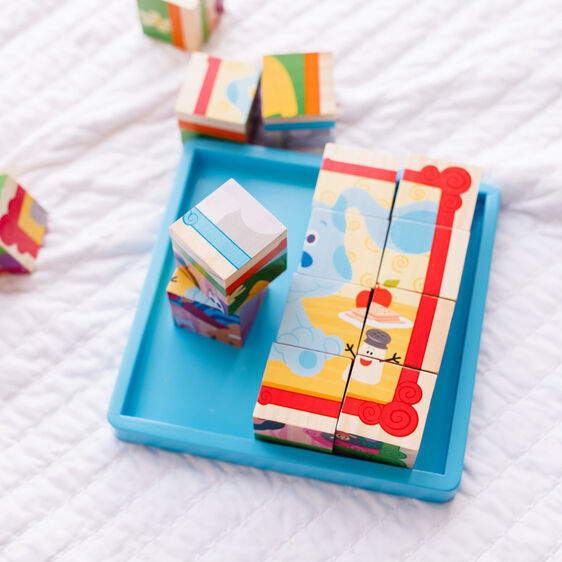 Melissa & Doug Blue's Clues & You - Wooden Cube Puzzle 16pc