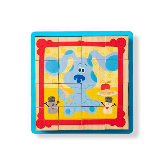 Melissa & Doug Blue's Clues & You - Wooden Cube Puzzle 16pc