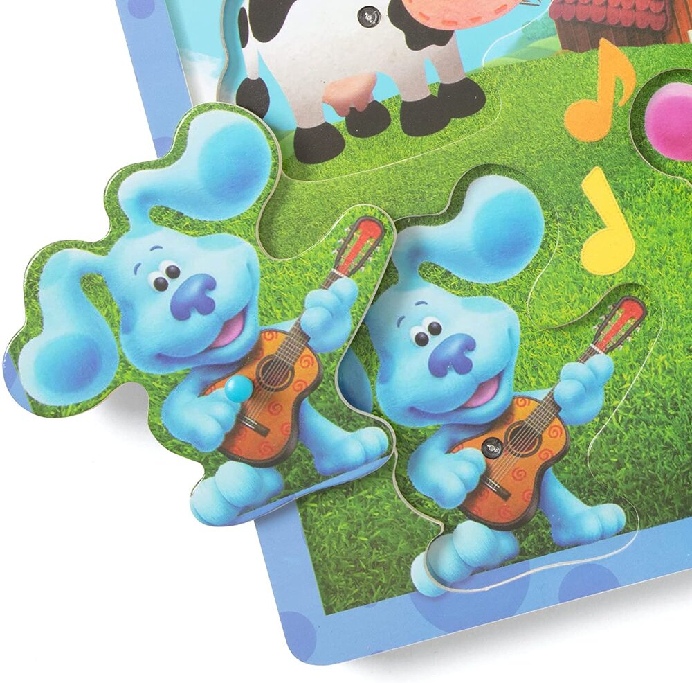 Melissa & Doug Blue's Clues & You - Wooden Farm Sound Puzzle