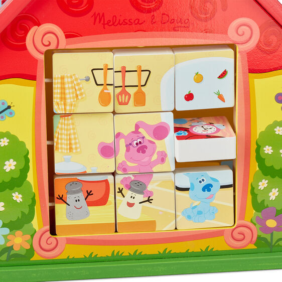 Melissa & Doug Blue's Clues & You - Wooden Take-Along House