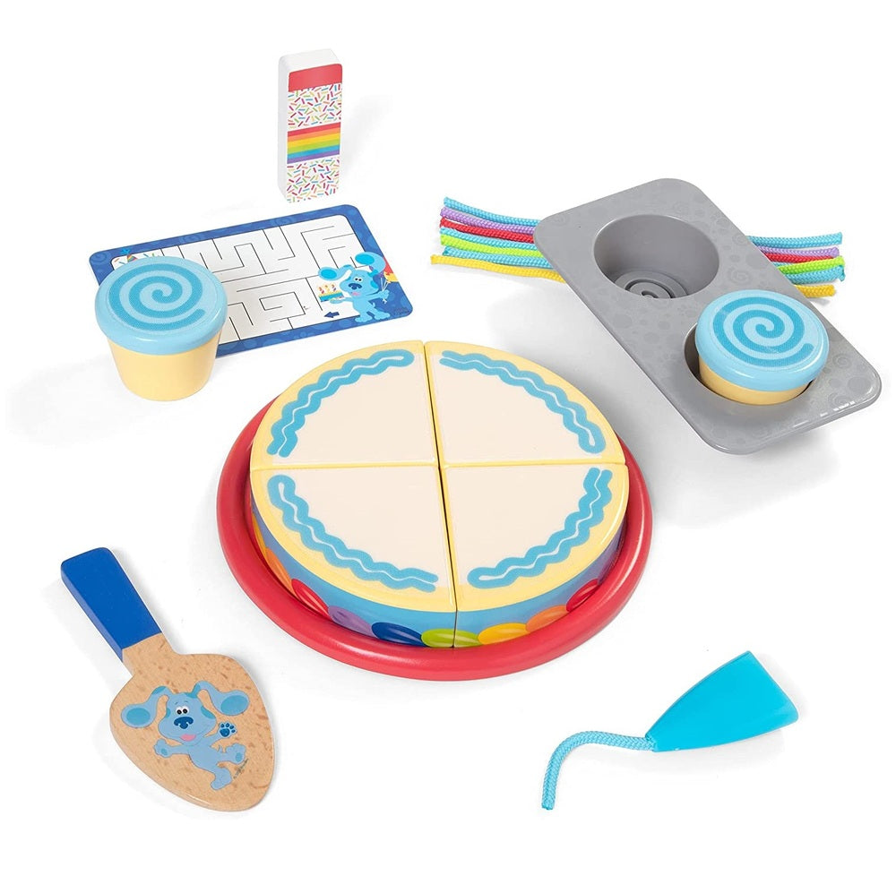 Melissa & Doug Blue's Clues & You - Wooden Birthday Party Play Set