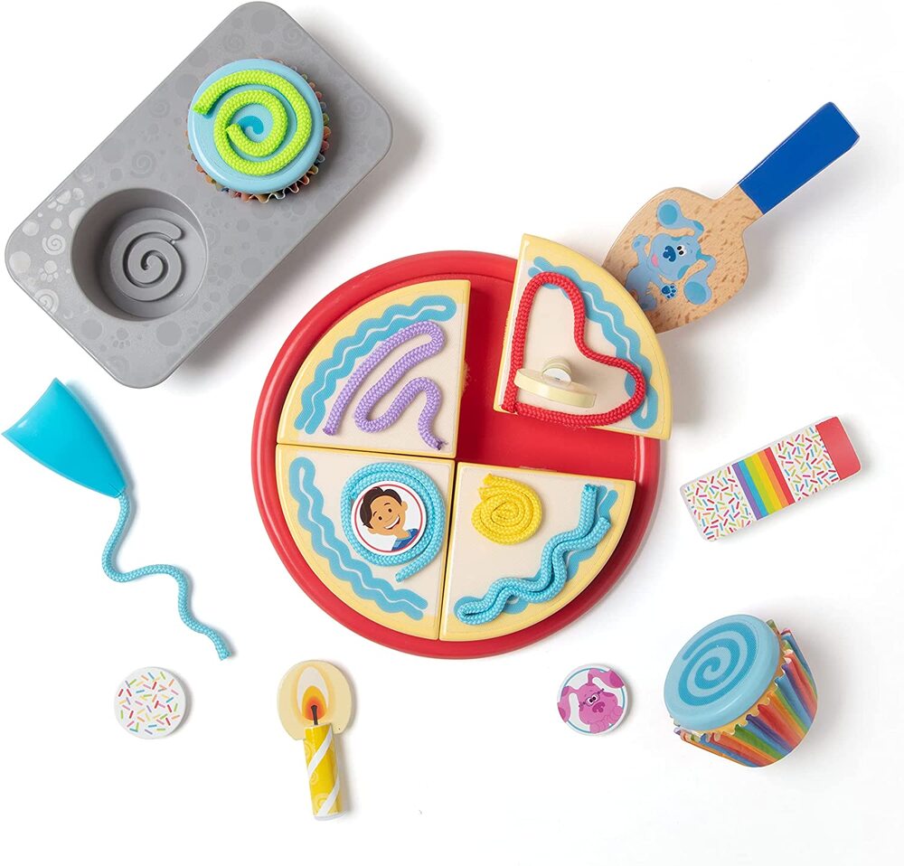 Melissa & Doug Blue's Clues & You - Wooden Birthday Party Play Set