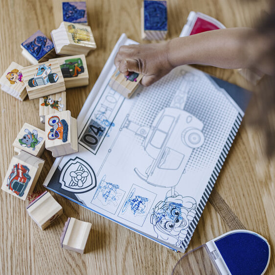 Melissa & Doug Paw Patrol - Wooden Stamps Activity Set