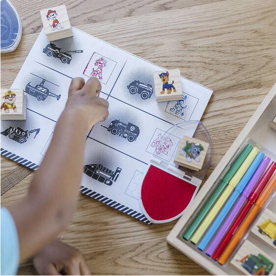 Melissa & Doug Paw Patrol - Wooden Stamps Activity Set