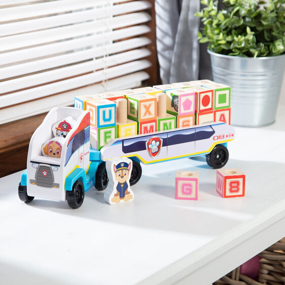 Melissa & Doug Paw Patrol - ABC Wooden Block Truck