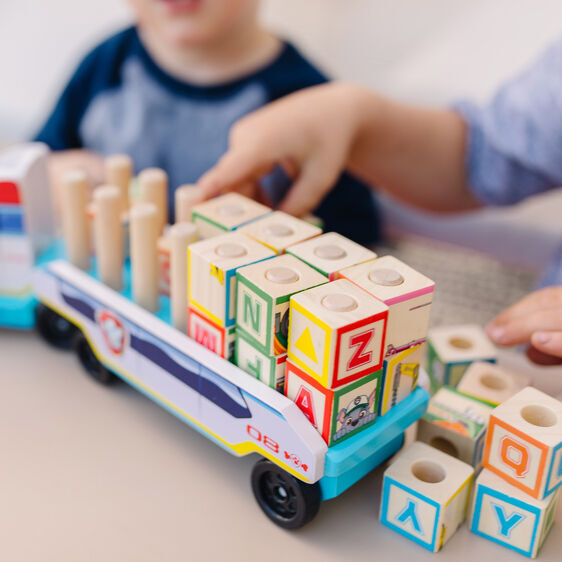 Melissa & Doug Paw Patrol - ABC Wooden Block Truck